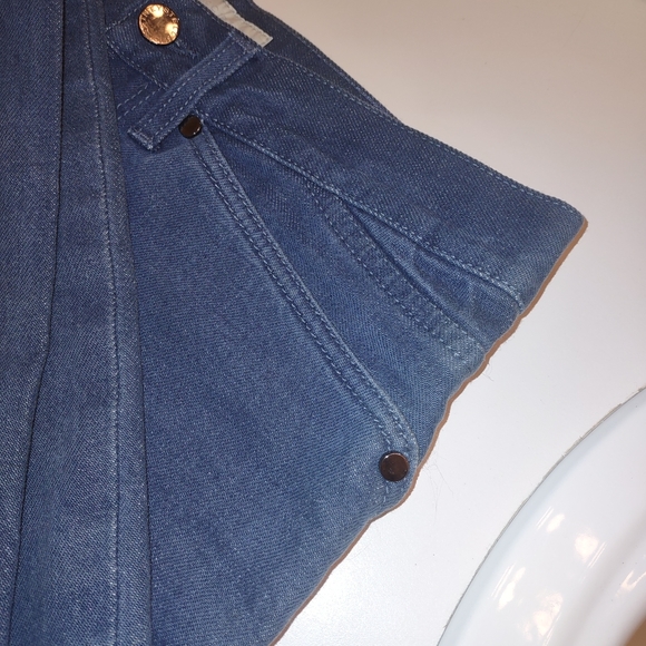 Stella McCartney RARE Smooth Finish Trim Pocket Straight Leg Business Jeans - Picture 11 of 16